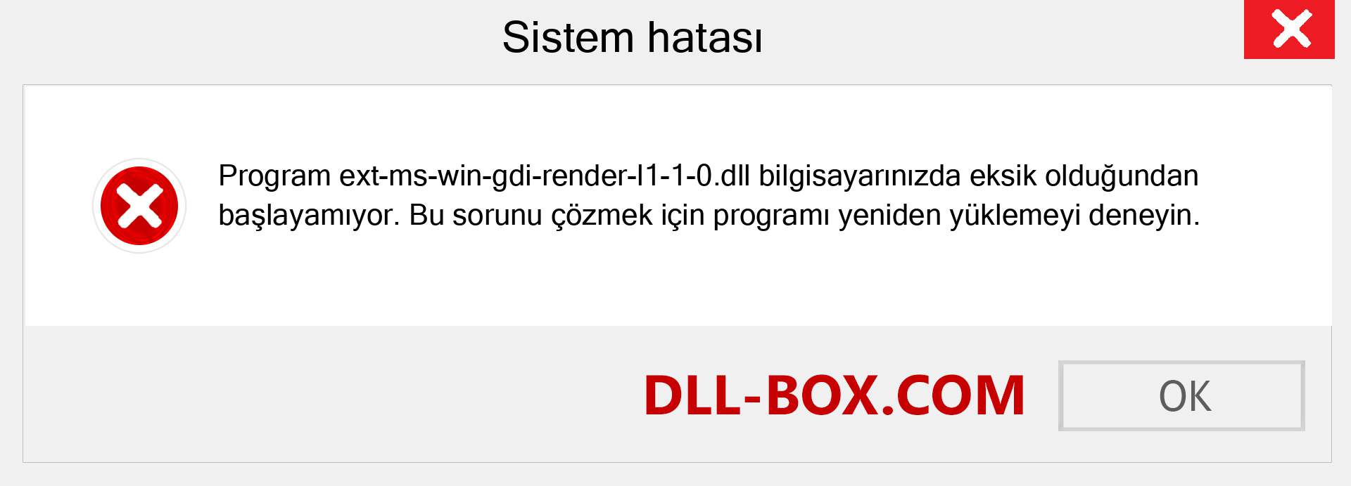 ext-ms-win-gdi-render-l1-1-0.dll dosyası eksik mi? Windows 7, 8, 10 için İndirin - Windows'ta ext-ms-win-gdi-render-l1-1-0 dll Eksik Hatasını Düzeltin, fotoğraflar, resimler